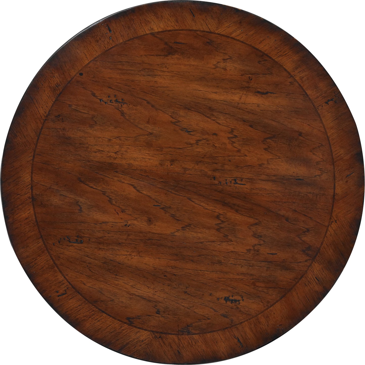 002 SI-1749516 | Additional Silo | Pedestal Accent Table by Hooker Furniture in walnut. Made from walnut veneers in a traditional style.