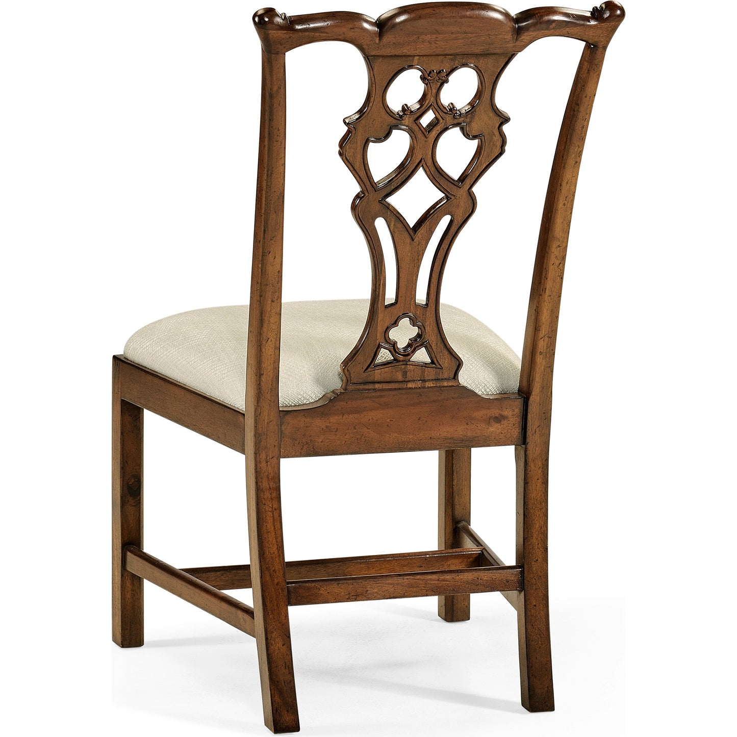 003 SI-1991035 | Additional Silo | Buckingham Chippendale Mahogany Side Chair by Jonathan Charles in medium antique mahogany. Made from acacia in a traditional style.