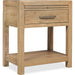 Driftwood One-Drawer Nightstand by Hooker Furniture. Made from oak solids, oak veneers in a transitional style.