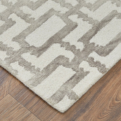 Lorrain Geometric Rug - 8919F by Feizy. Made from wool in a unique style.
