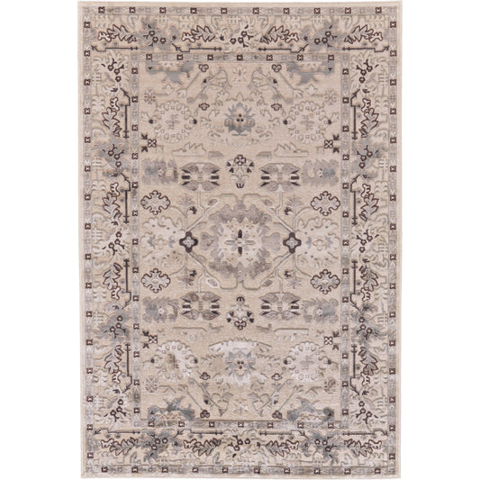 Soho Zam Transitional Oriental Rug - I3075 by Feizy in gray. Made from viscose in a unique style.