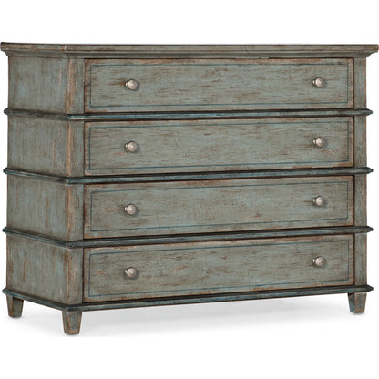 Costiere Chest by Hooker Furniture in normandy. Made from oak veneers with solid-wood edge top in a eclectic & global style.
