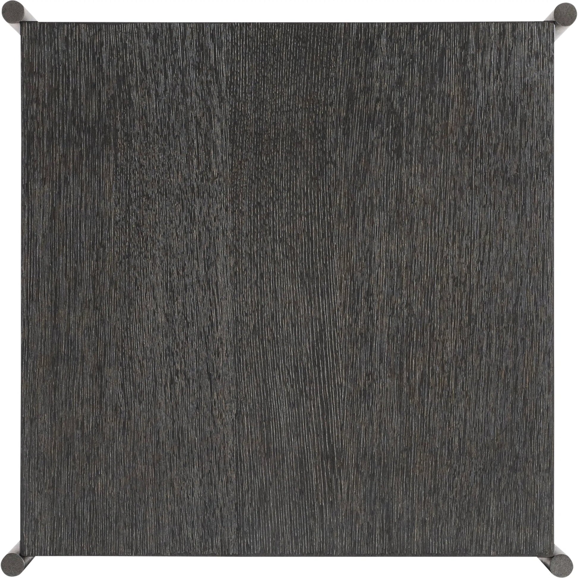 Outline Side Table by Bernhardt in kohl, atra. Made from wood, metal in a transitional style.