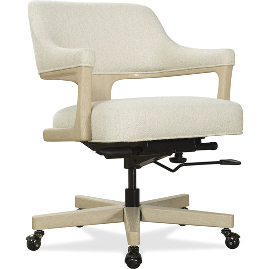 Briar Executive Chair by Hooker Furniture. Made from fabric in a traditional style.