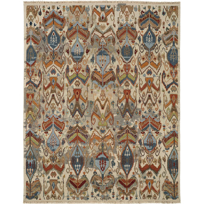 Leylan Transitional Ikat Rug - 0563F by Feizy. Made from unique in a unique style.