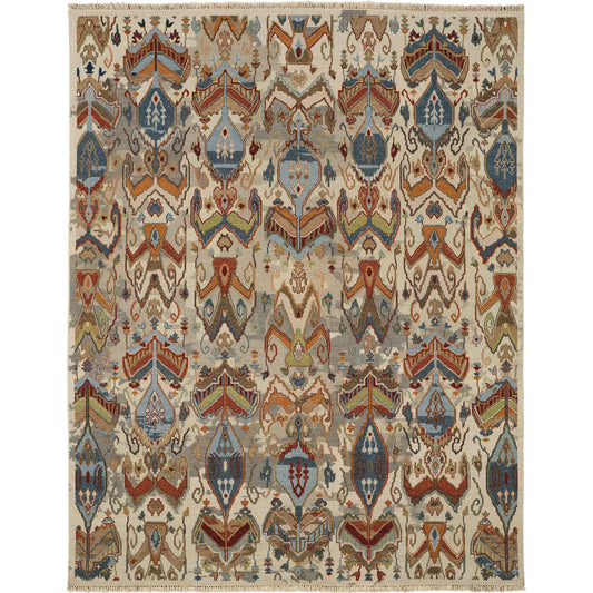 Leylan Transitional Ikat Rug - 0563F by Feizy. Made from unique in a unique style.