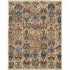 Tan, Ivory, Orange / 2' x 3'