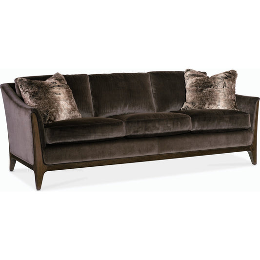 Sophia Sofa by Hooker Furniture in rich cathedral cherry. Made from unique in a modern style.