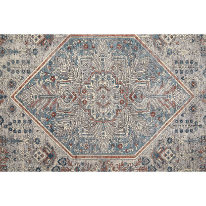 Marquette Transitional Rug - 39GUF by Feizy in blue, ivory. Made from unique in a unique style.