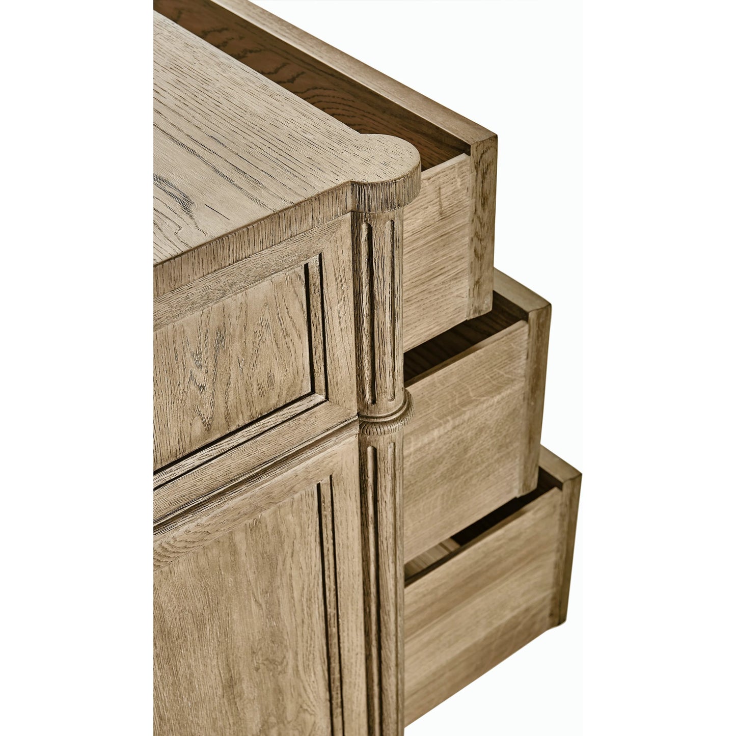 014 SI-2186322 | Closeup | Timeless Kalpa Louis XVI Drawer Chest by Jonathan Charles. Made from unique in a unique style.