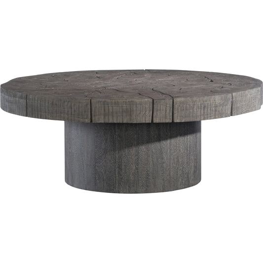 Kaya Cocktail Table by Bernhardt in brown. Made from wood in a unique style.