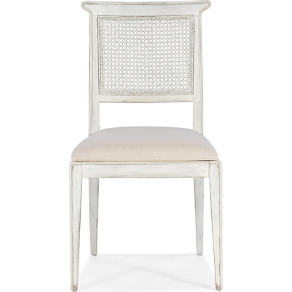 Charleston Upholstered Seat Side Chair (Set of 2) by Hooker Furniture in oyster. Made from fabric in a cottage & farmhouse style.
