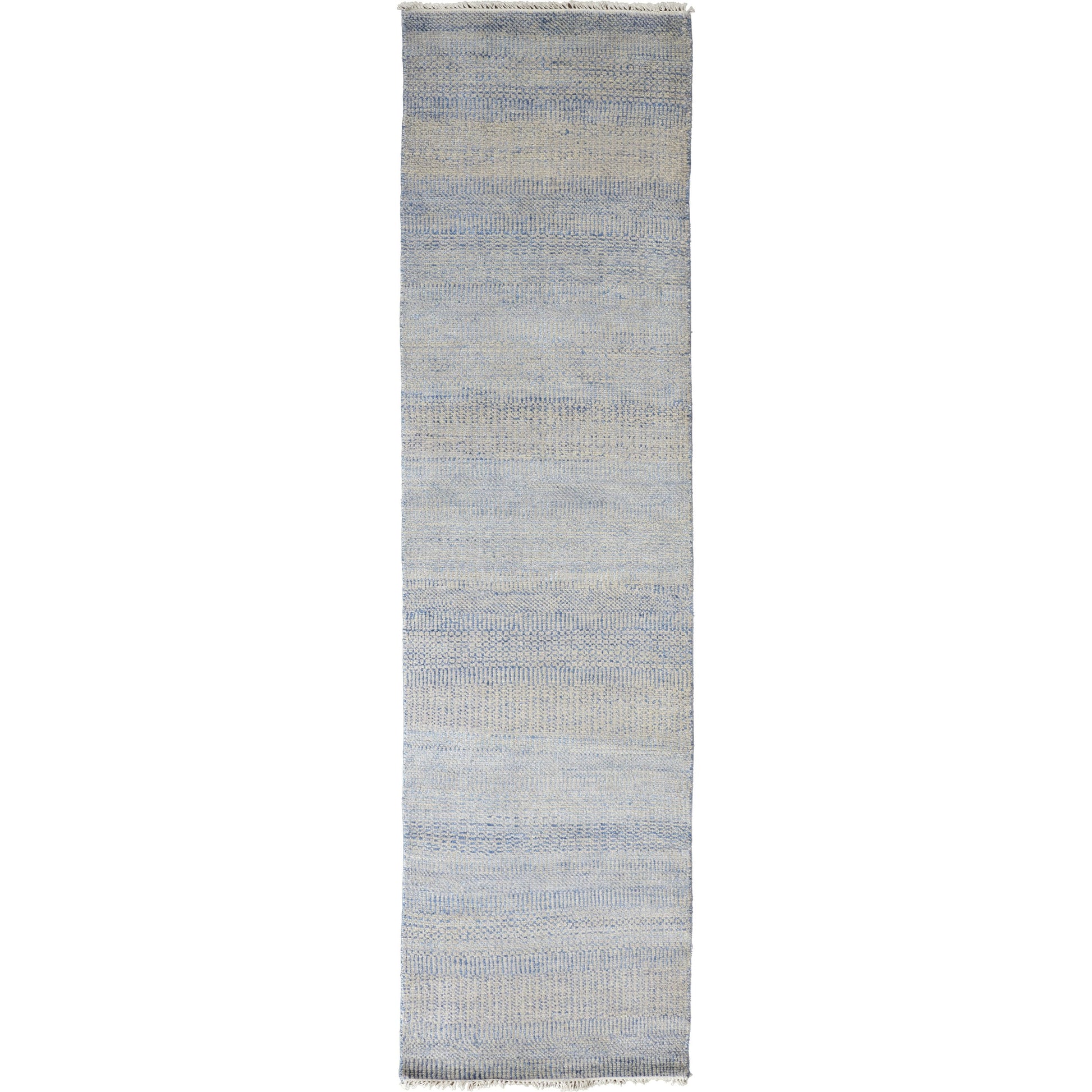 Janson Transitional Stripes Rug - I6061 by Feizy in blue, silver. Made from wool, viscose in a unique style.