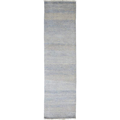 Janson Transitional Stripes Rug - I6061 by Feizy in blue, silver. Made from wool, viscose in a unique style.