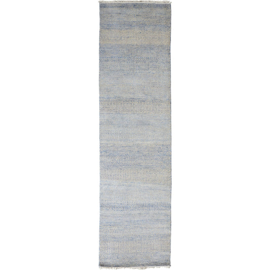 Janson Transitional Stripes Rug - I6061 by Feizy in blue, silver. Made from wool, viscose in a unique style.
