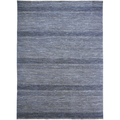 Janson Transitional Stripes Rug - I6062 by Feizy in blue, gray. Made from wool, viscose in a unique style.