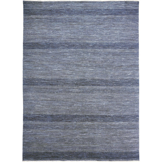 Janson Transitional Stripes Rug - I6062 by Feizy in blue, gray. Made from wool, viscose in a unique style.