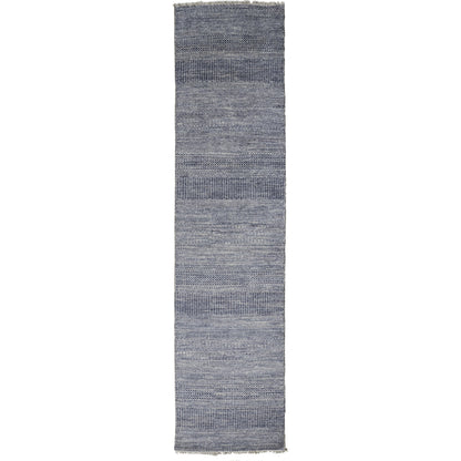 Janson Transitional Stripes Rug - I6062 by Feizy in blue, gray. Made from wool, viscose in a unique style.