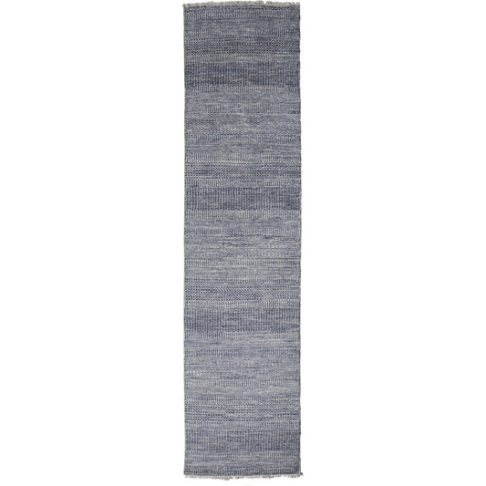 Janson Transitional Stripes Rug - I6062 by Feizy in blue, gray. Made from wool, viscose in a unique style.
