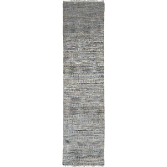 Janson Transitional Stripes Rug - I6064 by Feizy in silver. Made from wool, viscose in a unique style.