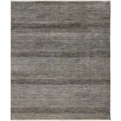 Janson Transitional Stripes Rug - I6065 by Feizy in gray. Made from wool, viscose in a unique style.