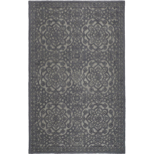 Isla Geometric Rug - R8047 by Feizy in blue. Made from wool in a unique style.