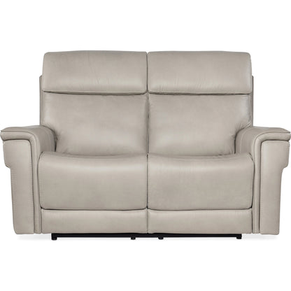 Lyra Zero Gravity Power Loveseat by Hooker Furniture. Made from leather in a traditional style.