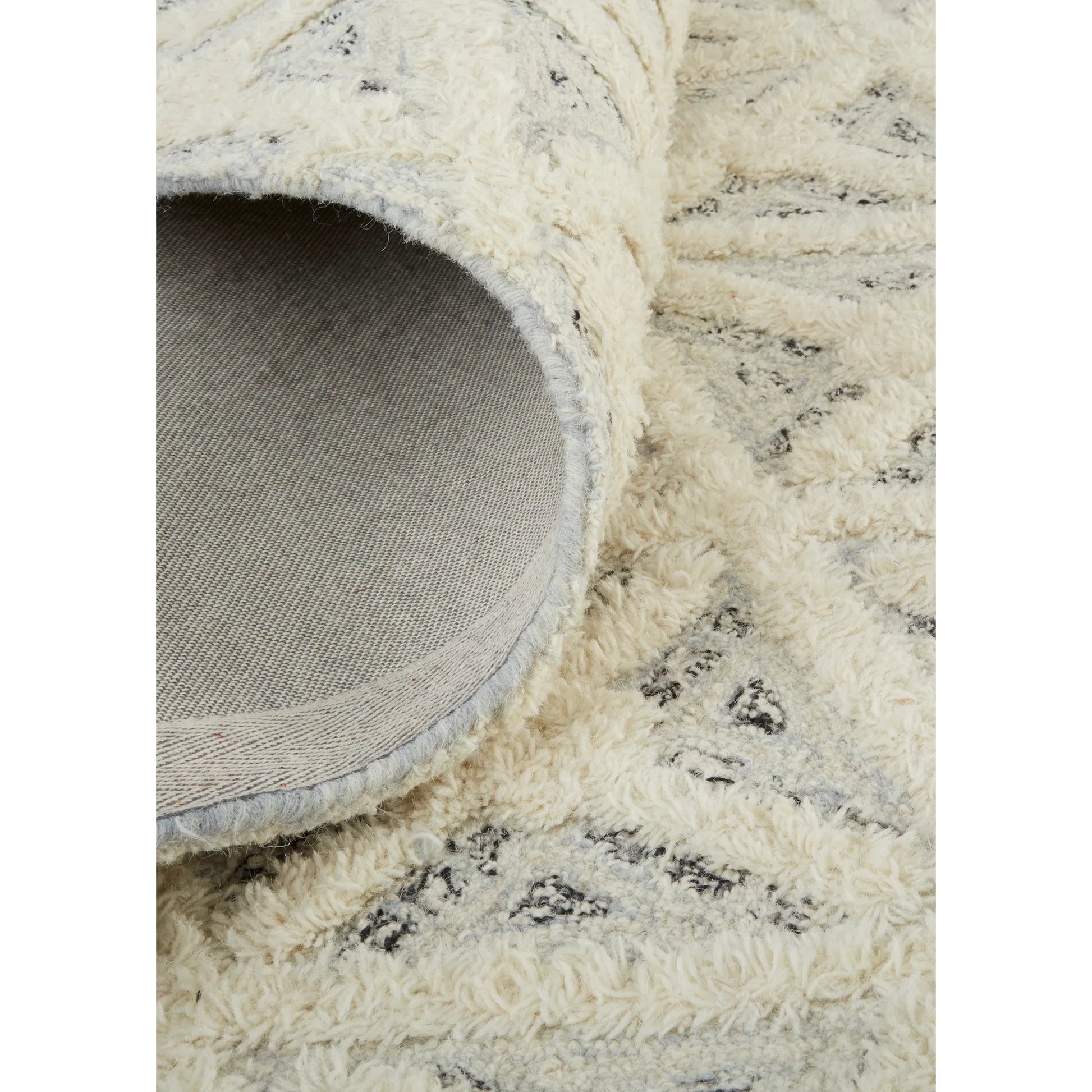 Anica Transitional Geometric Rug - 8007F by Feizy in ivory, black. Made from wool in a unique style.