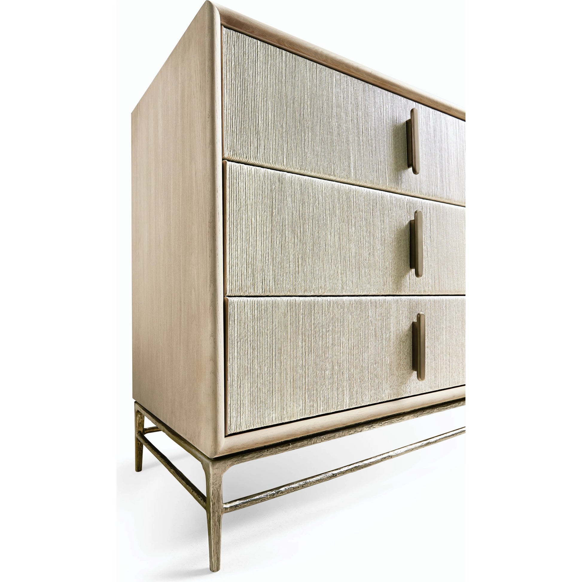 Water Clapotis Danish Cord Double Dresser by Jonathan Charles in beige. Made from unique in a transitional style.