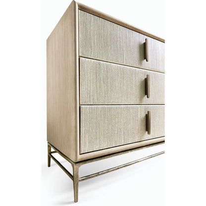 Water Clapotis Danish Cord Double Dresser by Jonathan Charles in beige. Made from unique in a transitional style.