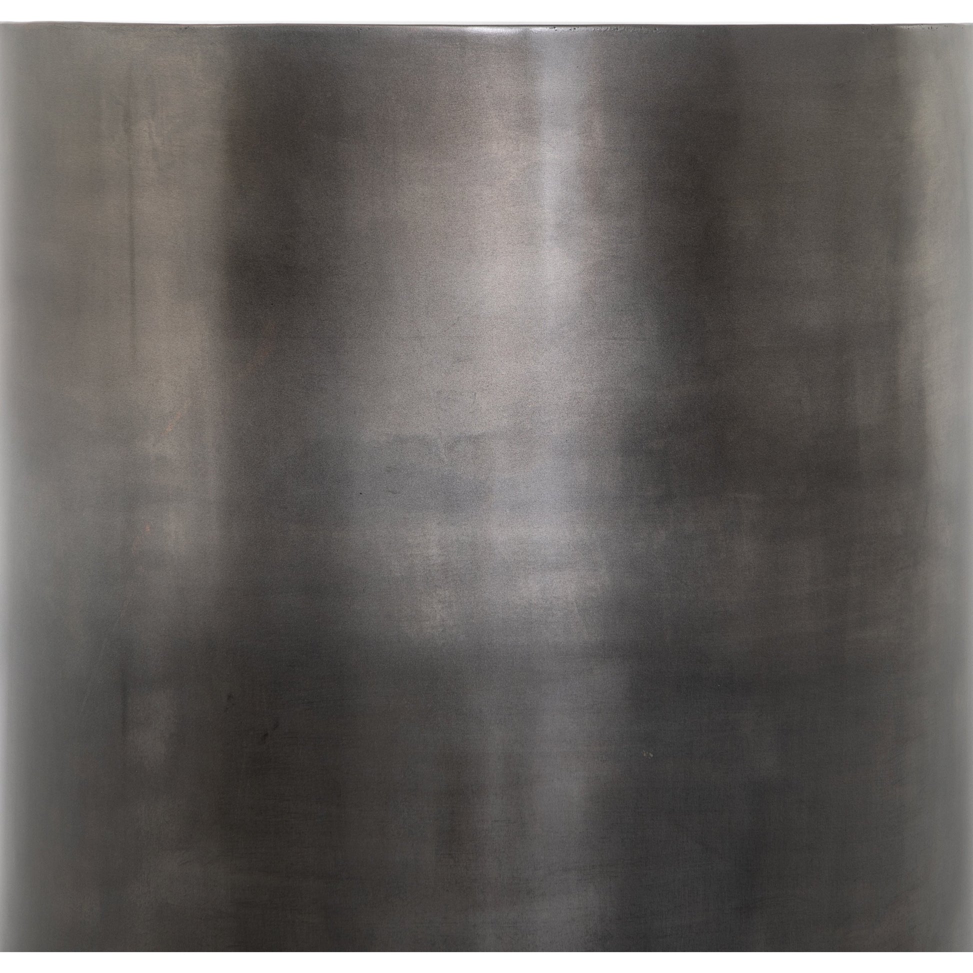 Cameron End Table by Four Hands in ombre antique pewter. Made from iron in a eclectic & global style.