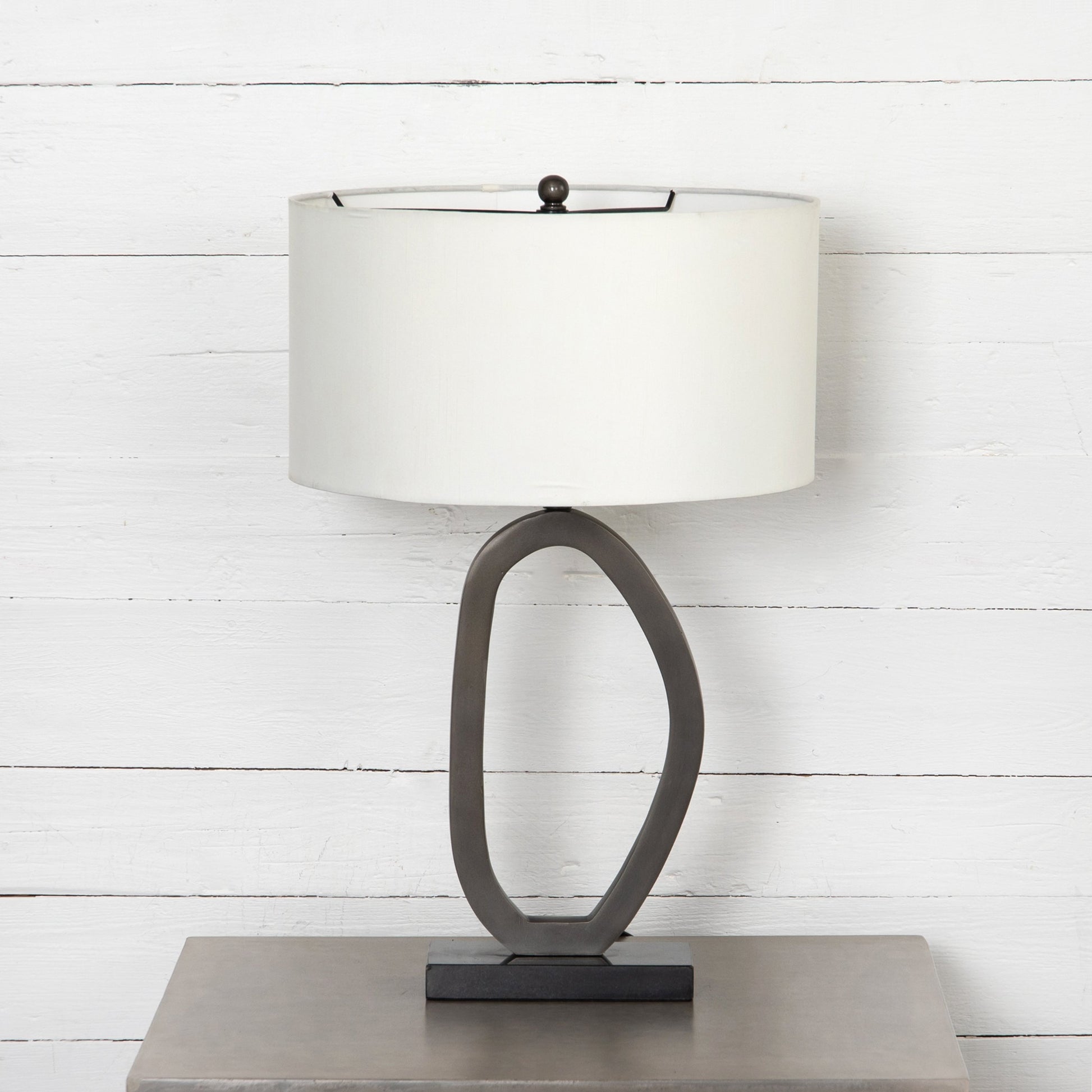 Bingley Table Lamp by Four Hands. Made from aluminum, 60% polyester, 40% viscose (rayon) in a modern style.