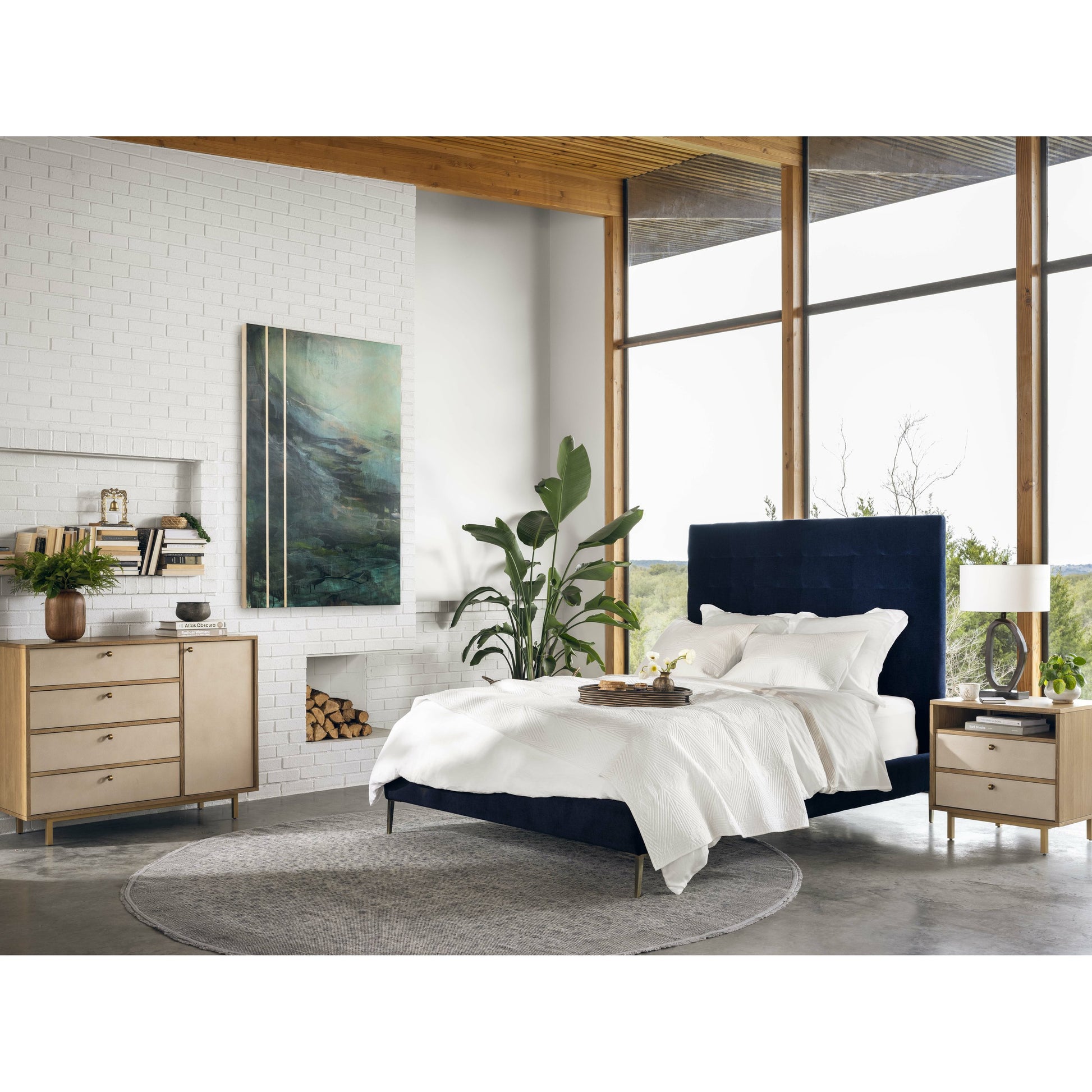 Bingley Table Lamp by Four Hands. Made from aluminum, 60% polyester, 40% viscose (rayon) in a modern style.