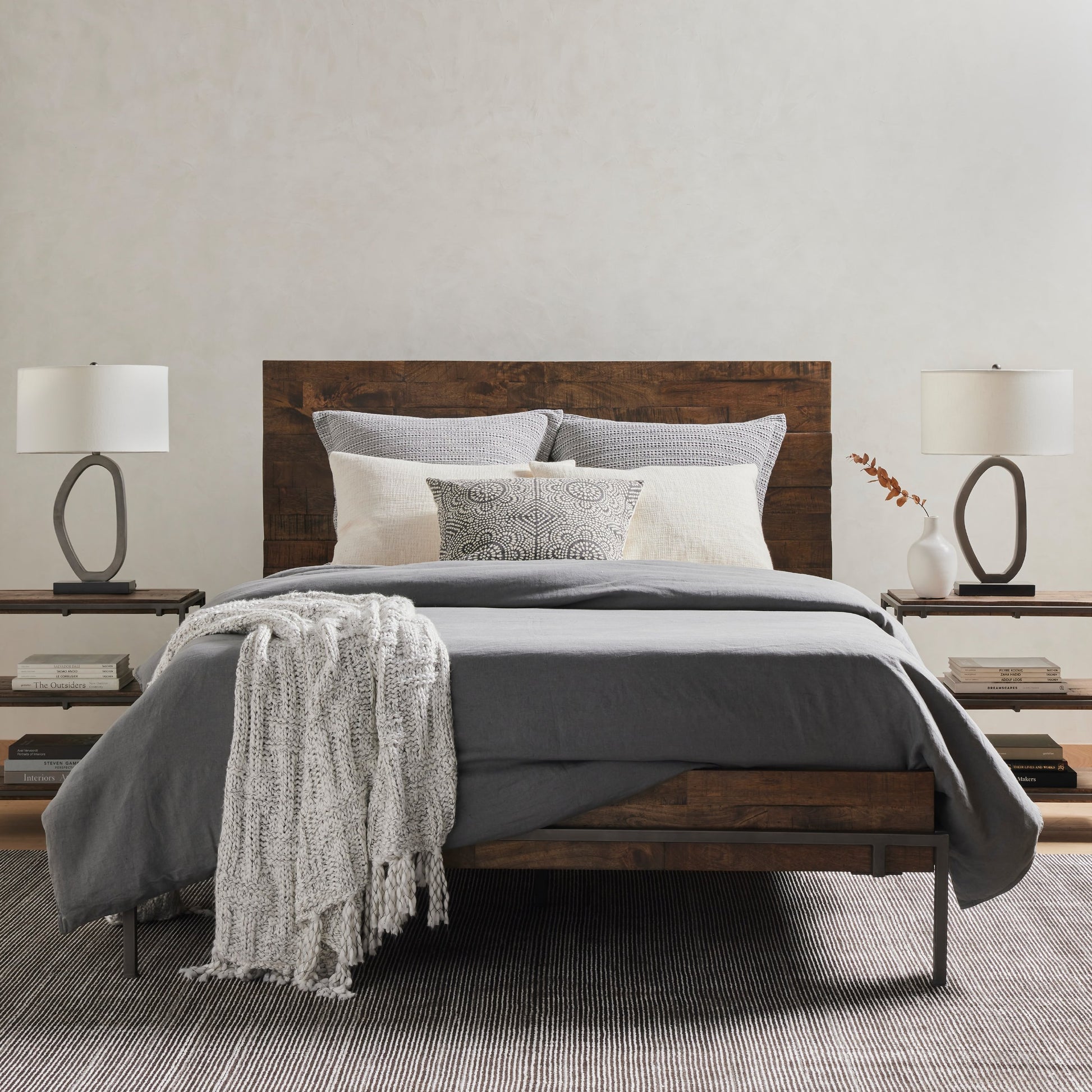 Bingley Table Lamp by Four Hands. Made from aluminum, 60% polyester, 40% viscose (rayon) in a modern style.