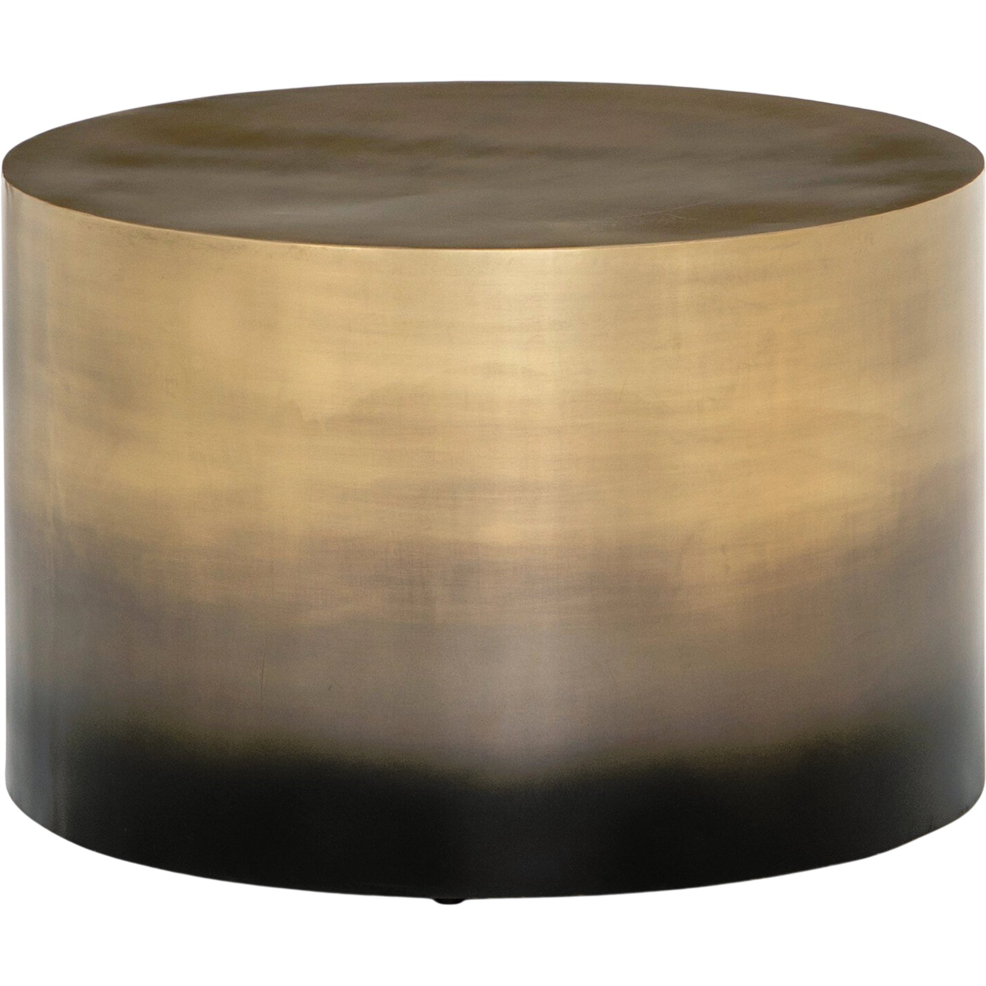 Cameron Ombre Bunching Table by Four Hands in ombre antique brass. Made from iron in a eclectic & global style.
