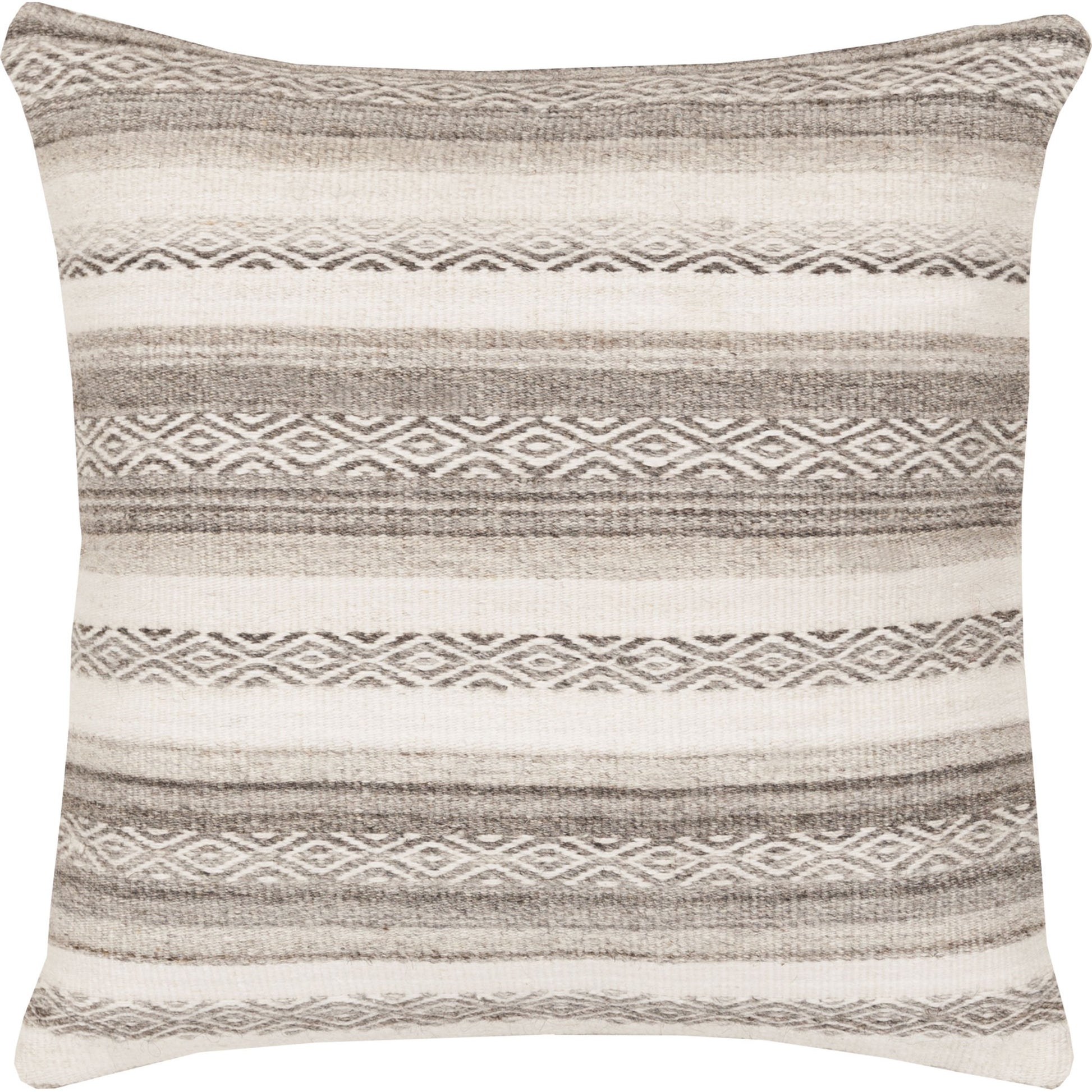 Isabella Pillow - 19330 by Surya. Made from 50% viscose, 50% wool in a rustic style.