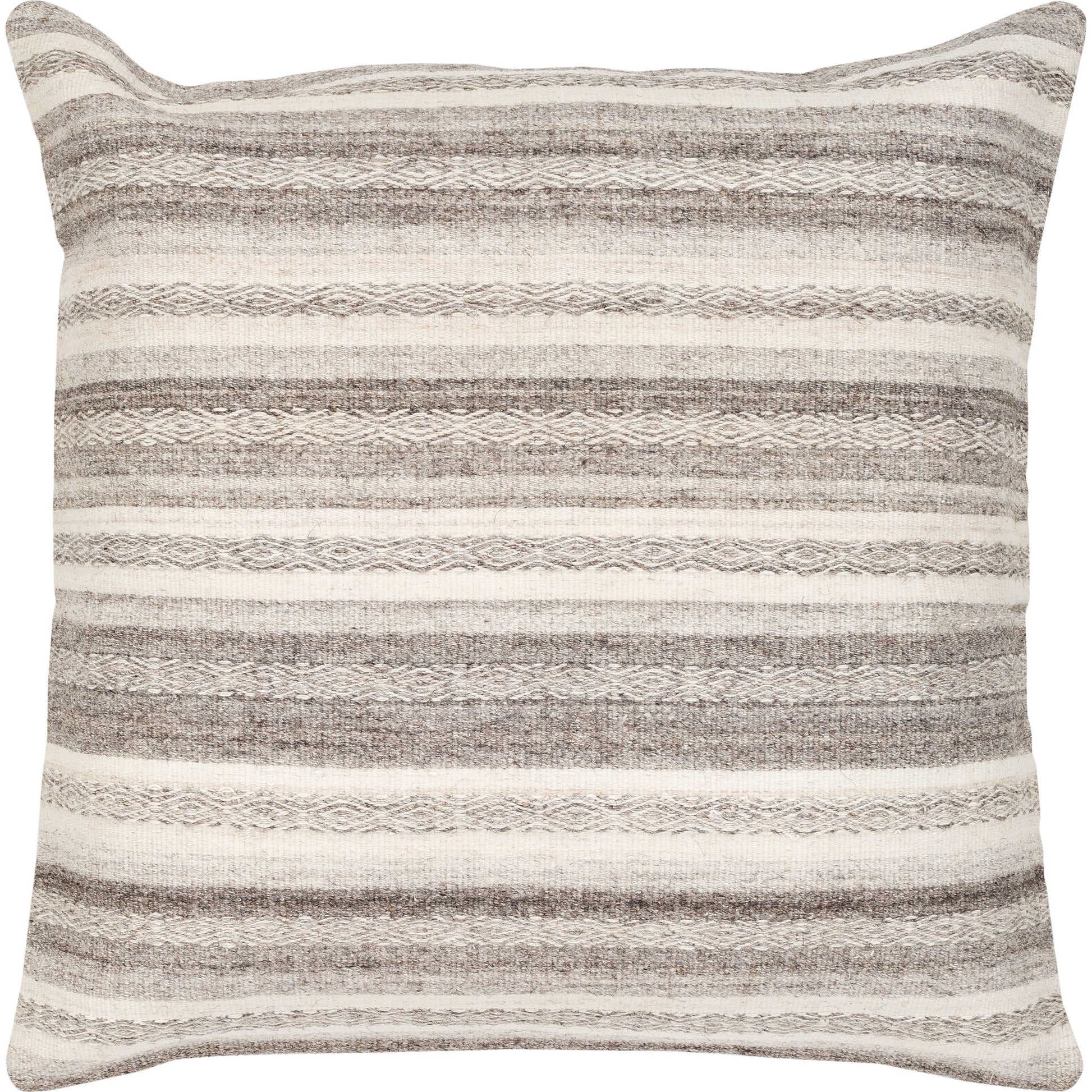 Isabella Pillow - 19330 by Surya. Made from 50% viscose, 50% wool in a rustic style.