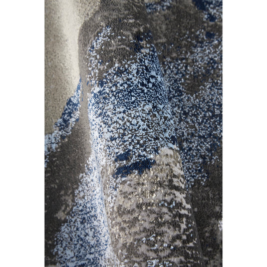 Gaspar Rug - 3838F by Feizy in blue, gray, white. Made from polypropylene, polyester in a unique style.