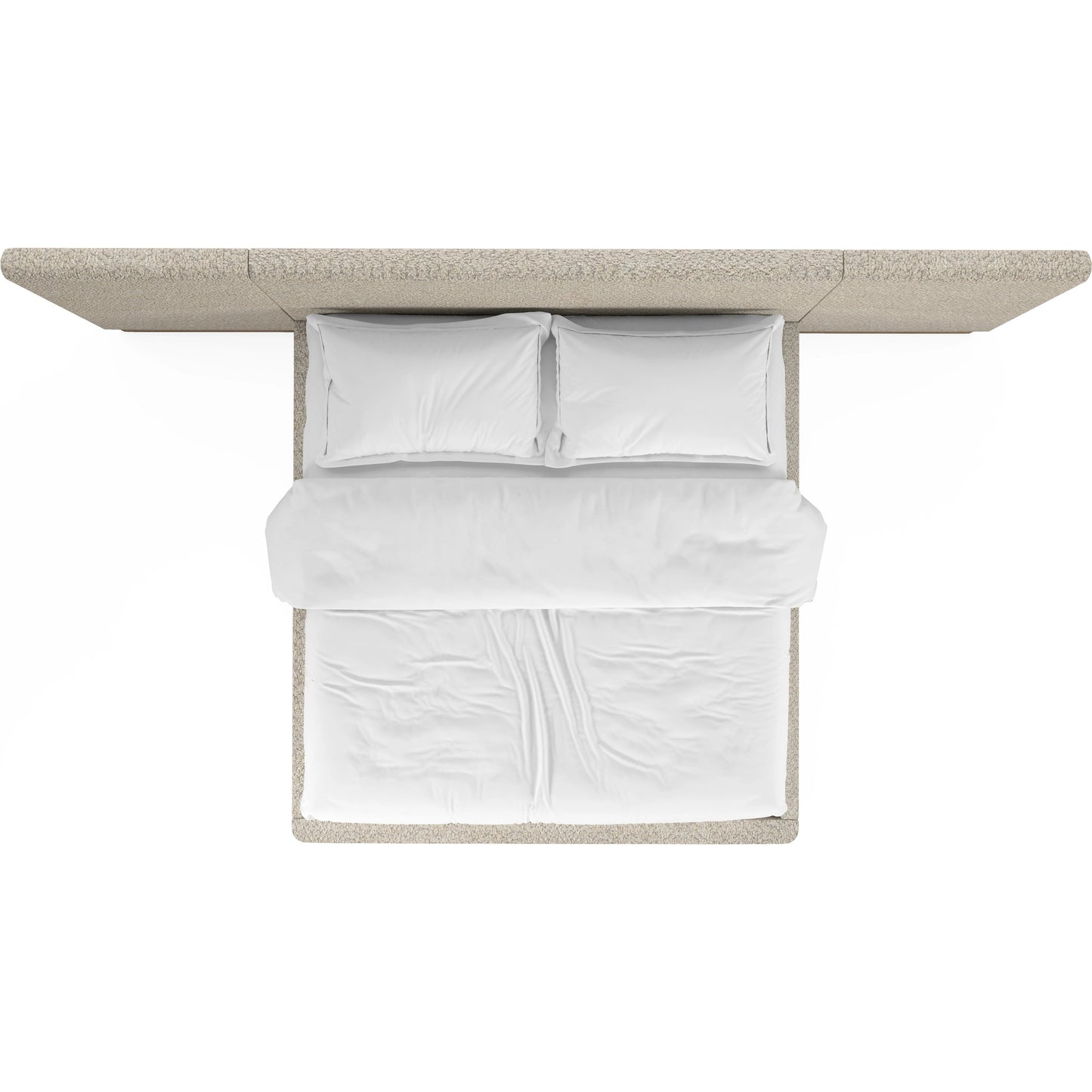 003 SI-2065163,SI-2065191,SI-2065192 | Additional Silo | Portico Upholstered Bed with End Panel by A.R.T. Furniture in sienna. Made from parawood solids, foam, fabric in a modern style.