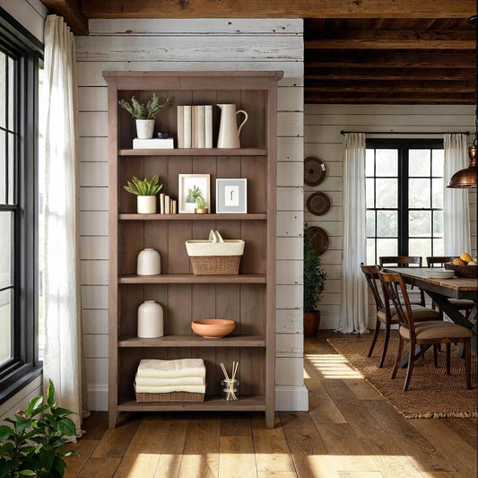 Lifestyle Bookcase by LH Imports in sundried. Made from unique in a traditional style.