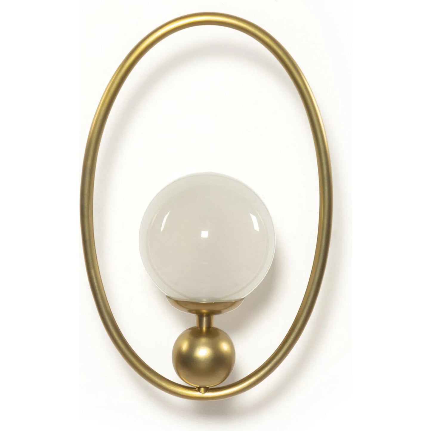 000 SI-2513260 | Primary Silo | Elliot Sconce by Four Hands in frosted glass, patina brass. Made from glass, brass in a modern style.