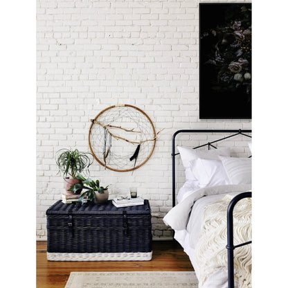 Casey Bed by Four Hands in sanblasted vintage black. Made from iron in a cottage & farmhouse style.