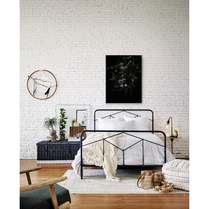 Casey Bed by Four Hands in sanblasted vintage black. Made from iron in a cottage & farmhouse style.