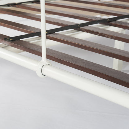 Casey Bed by Four Hands in sanblasted vintage black. Made from iron in a cottage & farmhouse style.