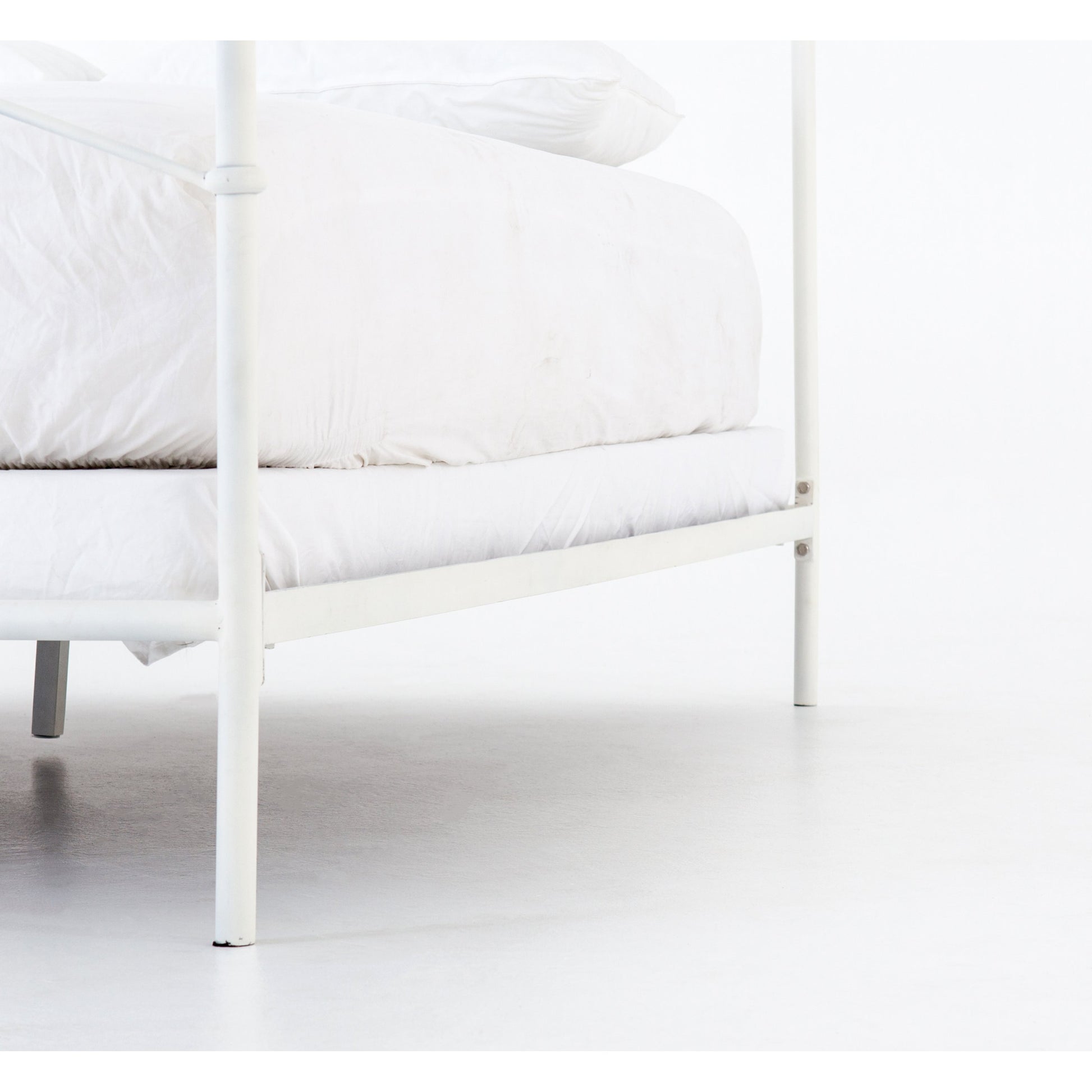 Casey Bed by Four Hands in sanblasted vintage black. Made from iron in a cottage & farmhouse style.