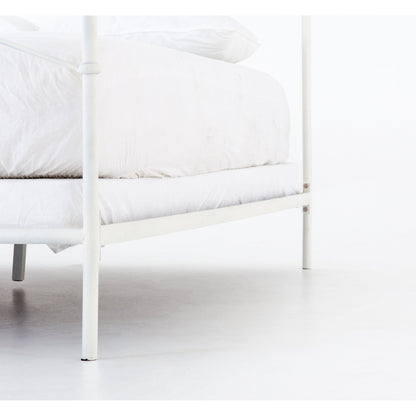 Casey Bed by Four Hands in sanblasted vintage black. Made from iron in a cottage & farmhouse style.