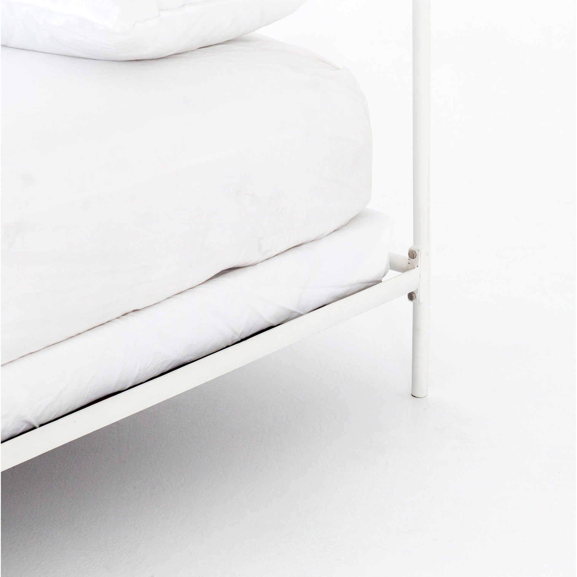 Casey Bed by Four Hands in sanblasted vintage black. Made from iron in a cottage & farmhouse style.