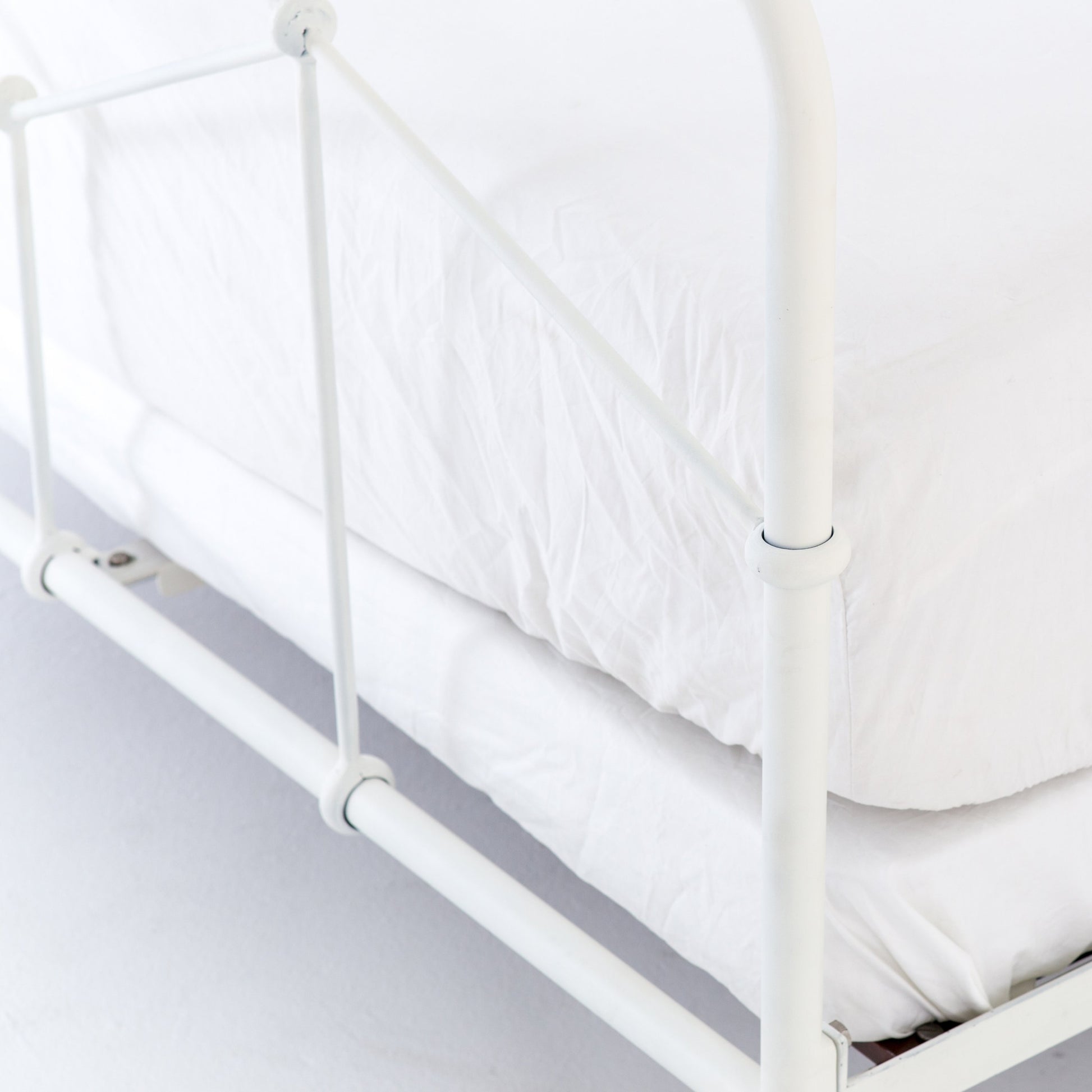 Casey Bed by Four Hands in sanblasted vintage black. Made from iron in a cottage & farmhouse style.