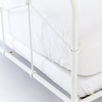 Casey Bed by Four Hands in sanblasted vintage black. Made from iron in a cottage & farmhouse style.