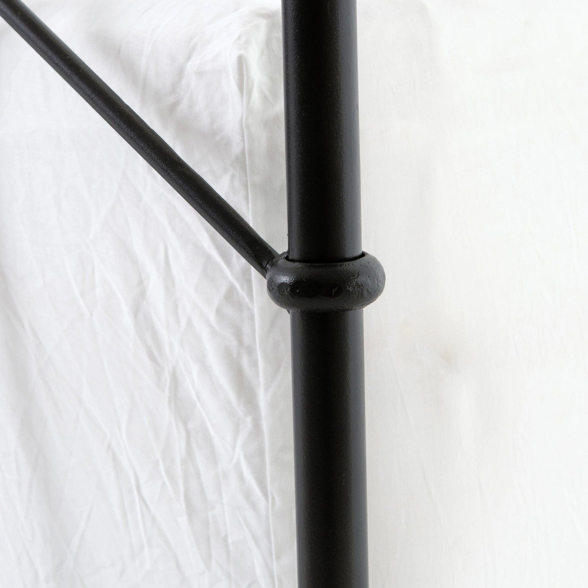 Casey Bed by Four Hands in sanblasted vintage black. Made from iron in a cottage & farmhouse style.